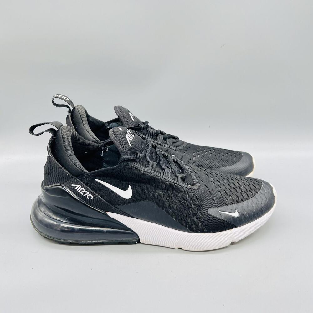Nike Shoes Womens 10.5 Black Mesh Air Max 270 Running Athletic Sneakers Comfort